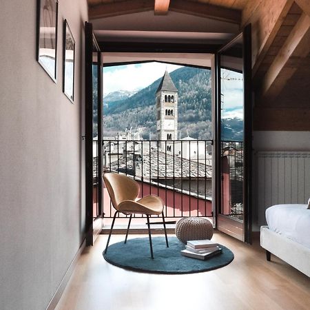 Penthouse Con Vista 6 Minuti Dal Bernina Express Apartment ตีราโน ภายนอก รูปภาพ