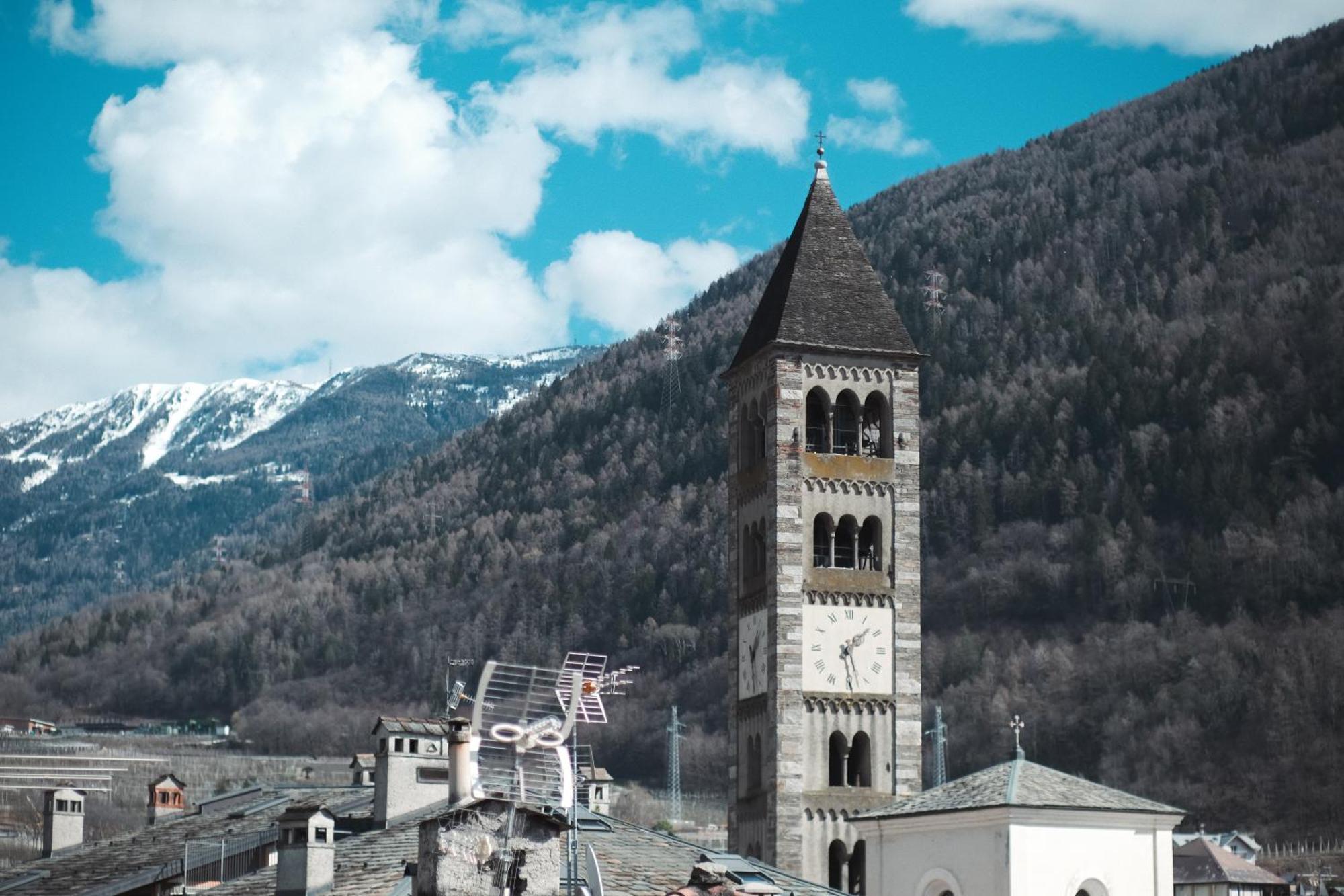 Penthouse Con Vista 6 Minuti Dal Bernina Express Apartment ตีราโน ภายนอก รูปภาพ